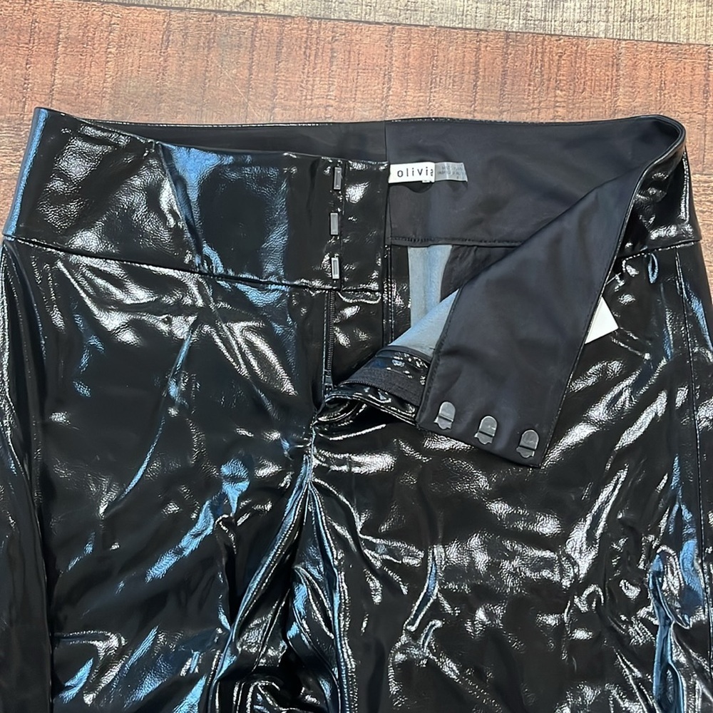 Alice + Olivia Black Wide Leg Pants